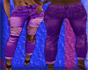 Purple Ripped Jeans