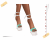 Crochet Pumps (Aqua)