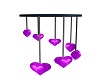 purple heart chandelier