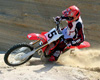 Red Dirt Bike Rider