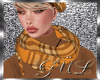 Fall yellow scarf