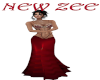 TNZRed Jewel Gown