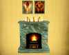 ☤ Marble fireplace