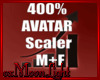 400% Avatar Scaler M+F
