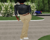 SLIM KHAKI/ BELT