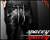 SPACEY x Leather Sweats