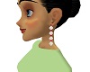 Womans Ruby Earrings