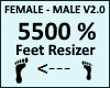 Feet Scaler 5500% V2.0