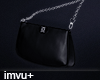 $ Leather purse black