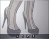 >3* heels / stripes