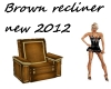 New brown recliner 2012