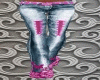 Pink Butterfly Jeans