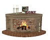 Holm Oak fireplace