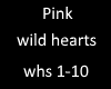 Pink wild hearts