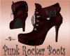 ~B~ Punk Rocker Boot Red