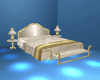 Regal White/Gold Bed