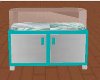 Teal Baby Cot