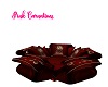 Ravage Red Round Couch