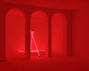 Neon Columns Red