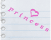 Princess Notecard