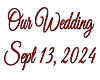 Our Wedding Date