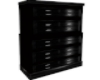  Chest of Drawers, Black