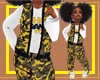 Kids yellow Camo Outfit