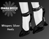 Whispers Silver Heels