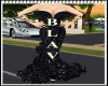Black Russian Salsa Gown