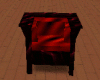 red/black chair