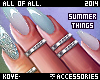 |< Summer! Nails+Rings!