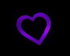 Purple Floor Heart