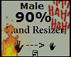 hand Scaler 90% Male