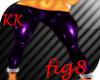 (kk)pvc pants-purple