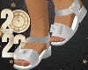 NY Silver Sandals