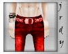 *J* red jeans (M)