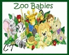 Zoo Babies 3 Framed Pics