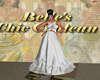 TORA  WHITE FLOWER GOWN