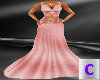 Silk Pink  Heart Gown