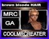 brown blonde HAIR