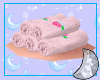 Rose Water Towel Rolls