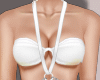 E* White Harness Bra