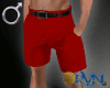 [RVN] Belt Shorts Red