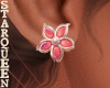 Gold Pink earring
