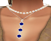 Sapphire Drop Necklace
