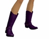 C* boots cowgirl purple