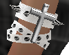 white cross cuffs Left