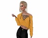 Mustard Lace UpTop