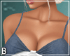 Denim Bow Top