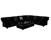 Dark Savage Curved Couch